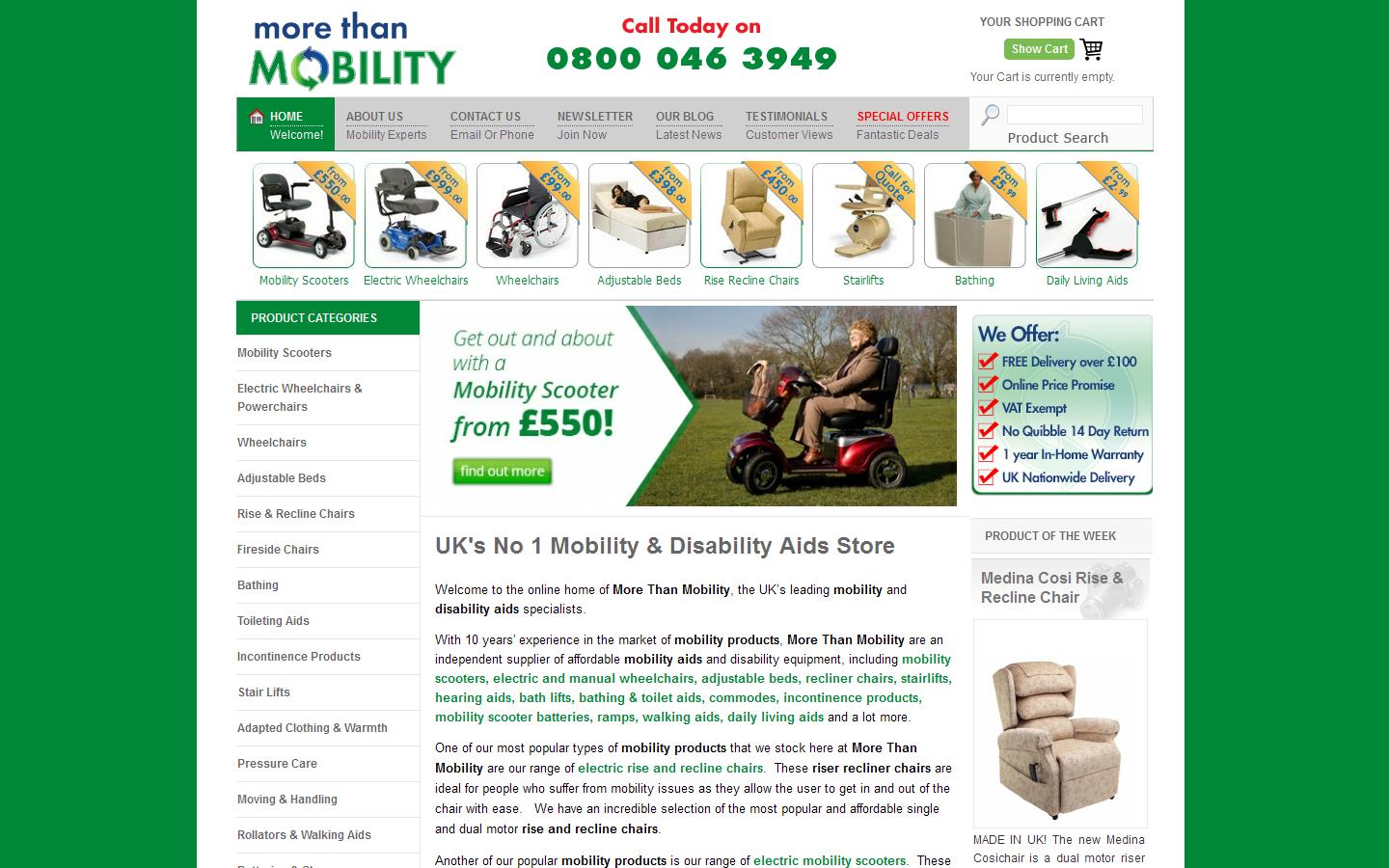More Than Mobility Website