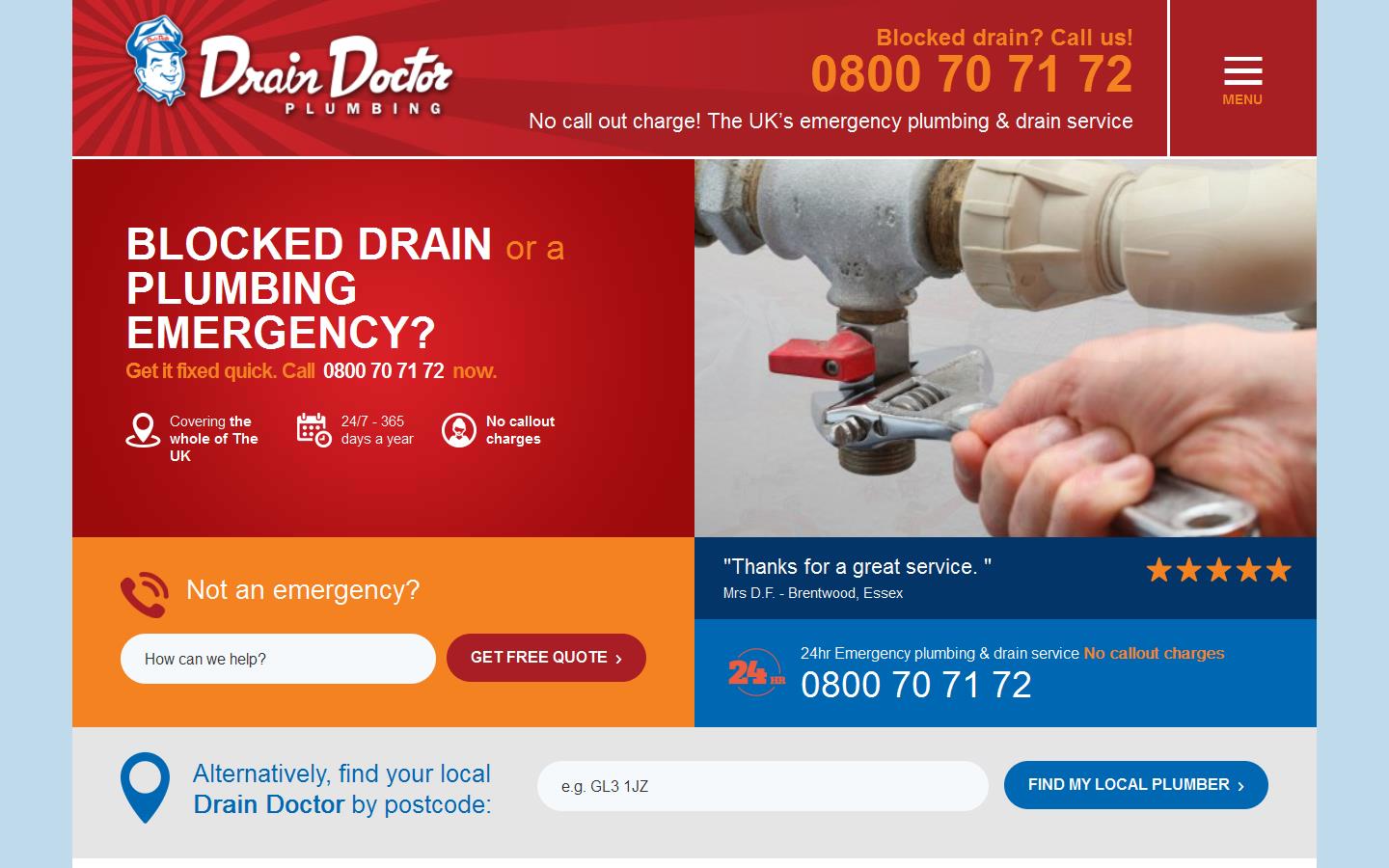 Drain Doctor Ltd Website