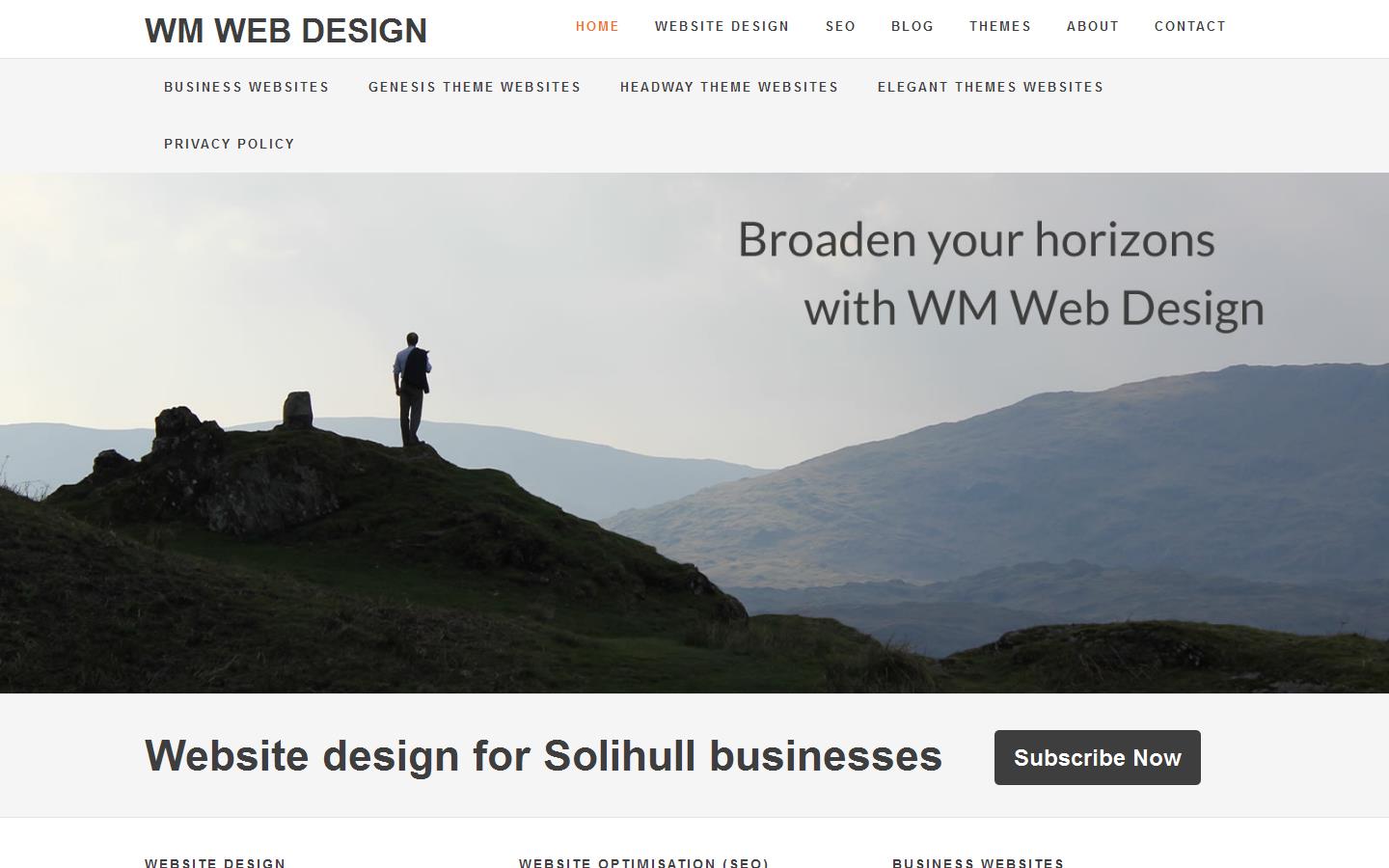 W M Web Design Website