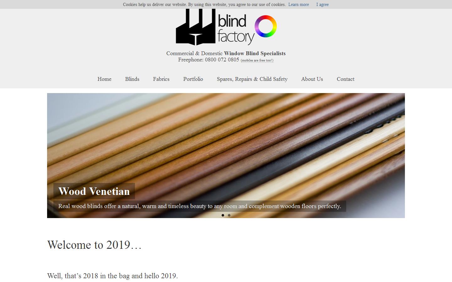 The Blind Factory Website