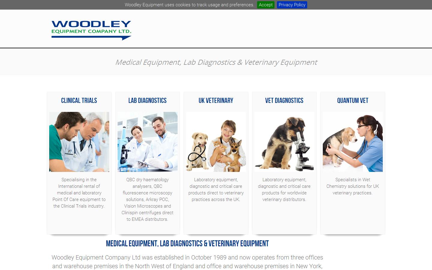 Woodley Equipment Company Ltd Website