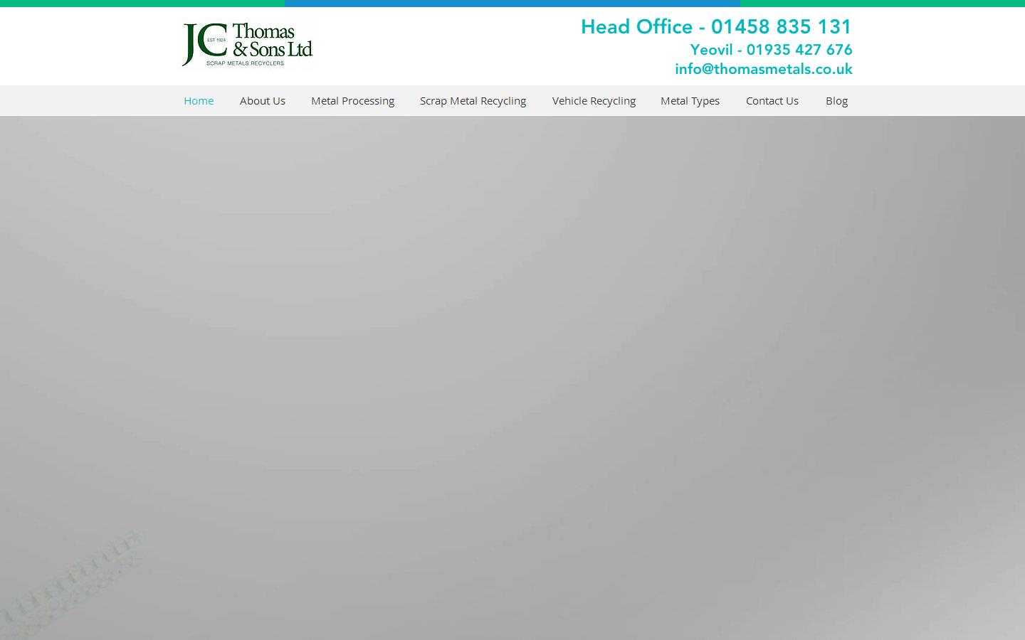 J C Thomas & Sons Ltd Website