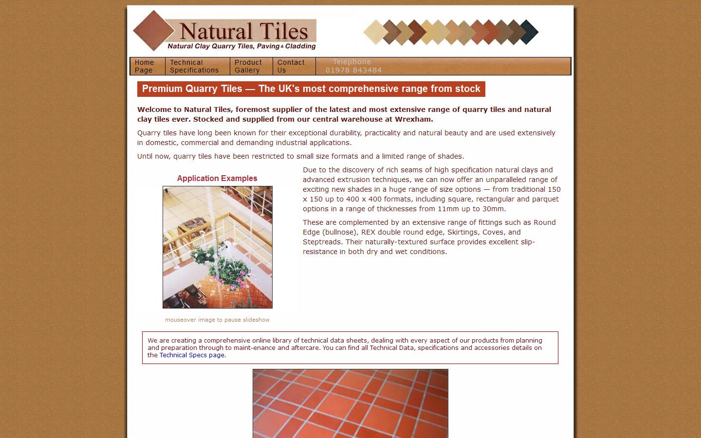 Natural Tiles Ltd Website