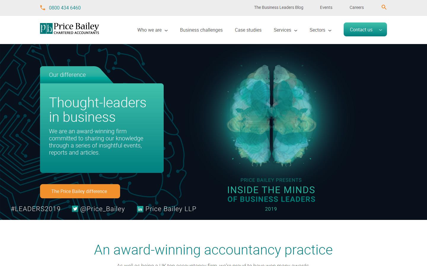 Price Bailey Properties LLP Website