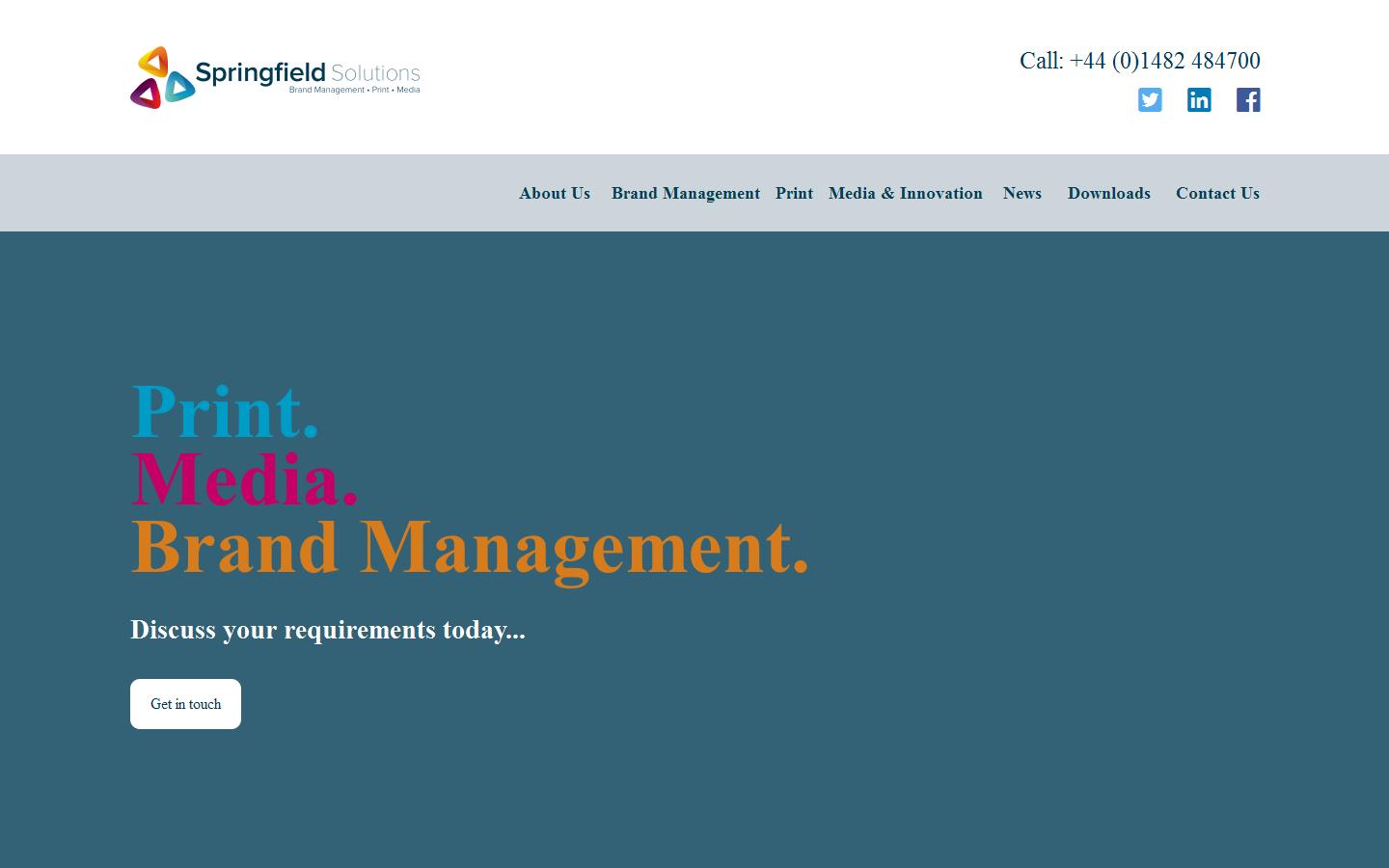 Springfield Solutions Ltd Website