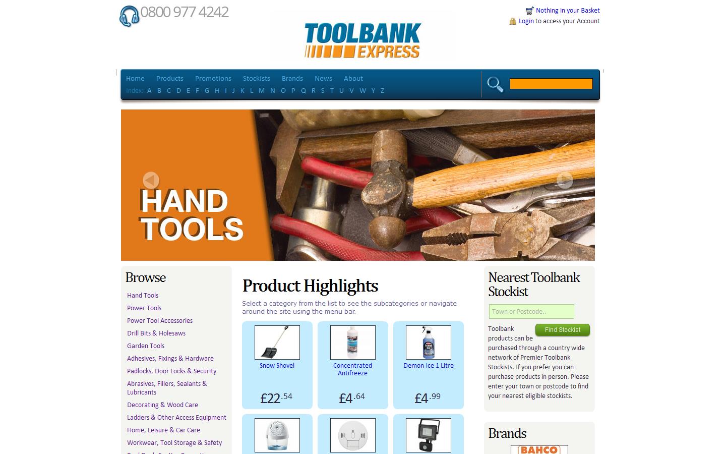 Tool Bank Website