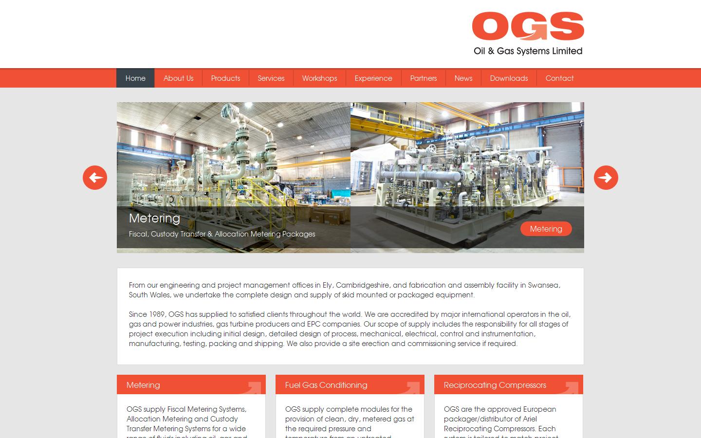 Oil & Gas Systems Ltd Website