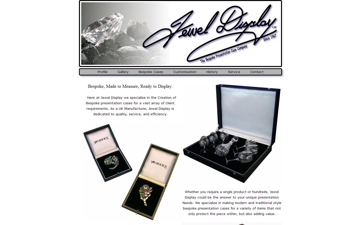 Jewel Display Ltd Website