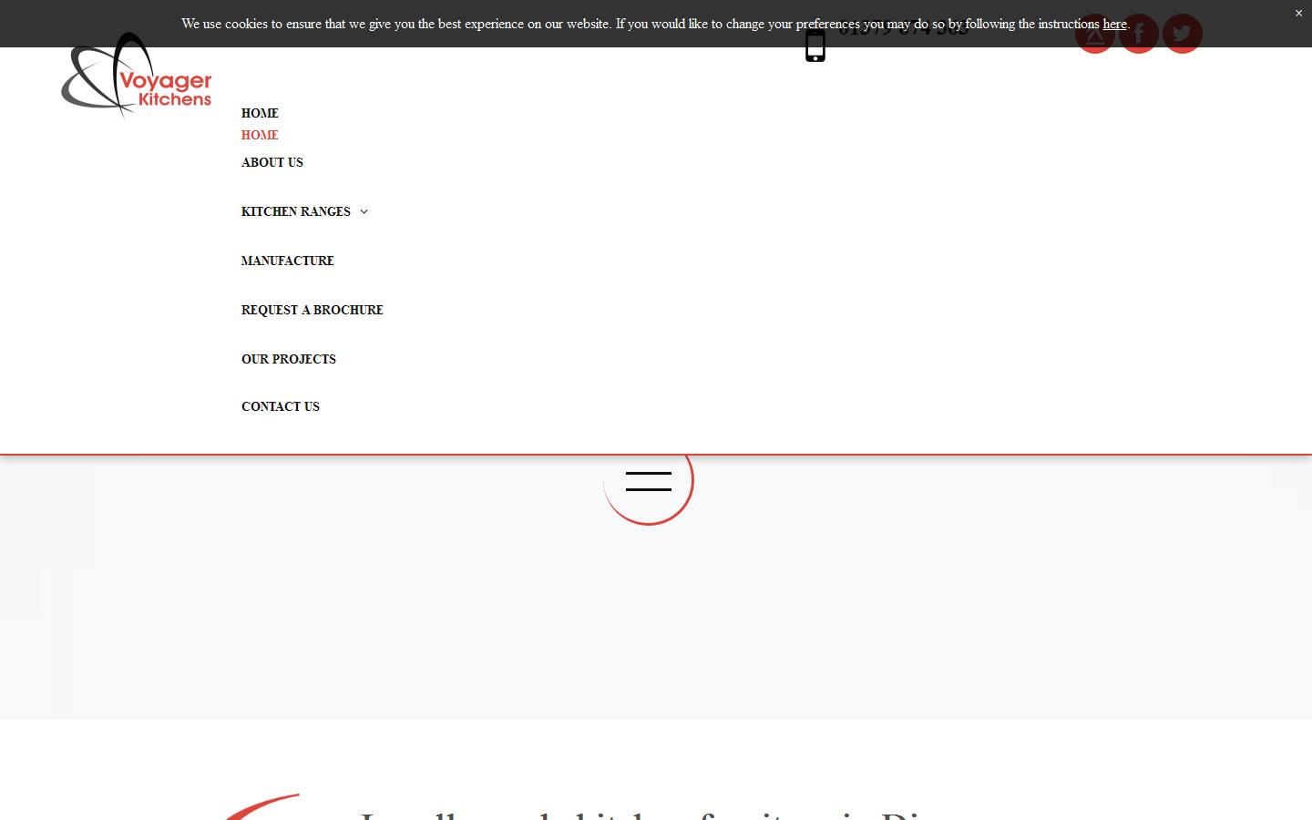 Voyager Kitchens Website