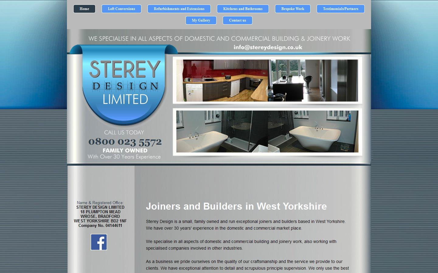 Sterey Design Ltd Website