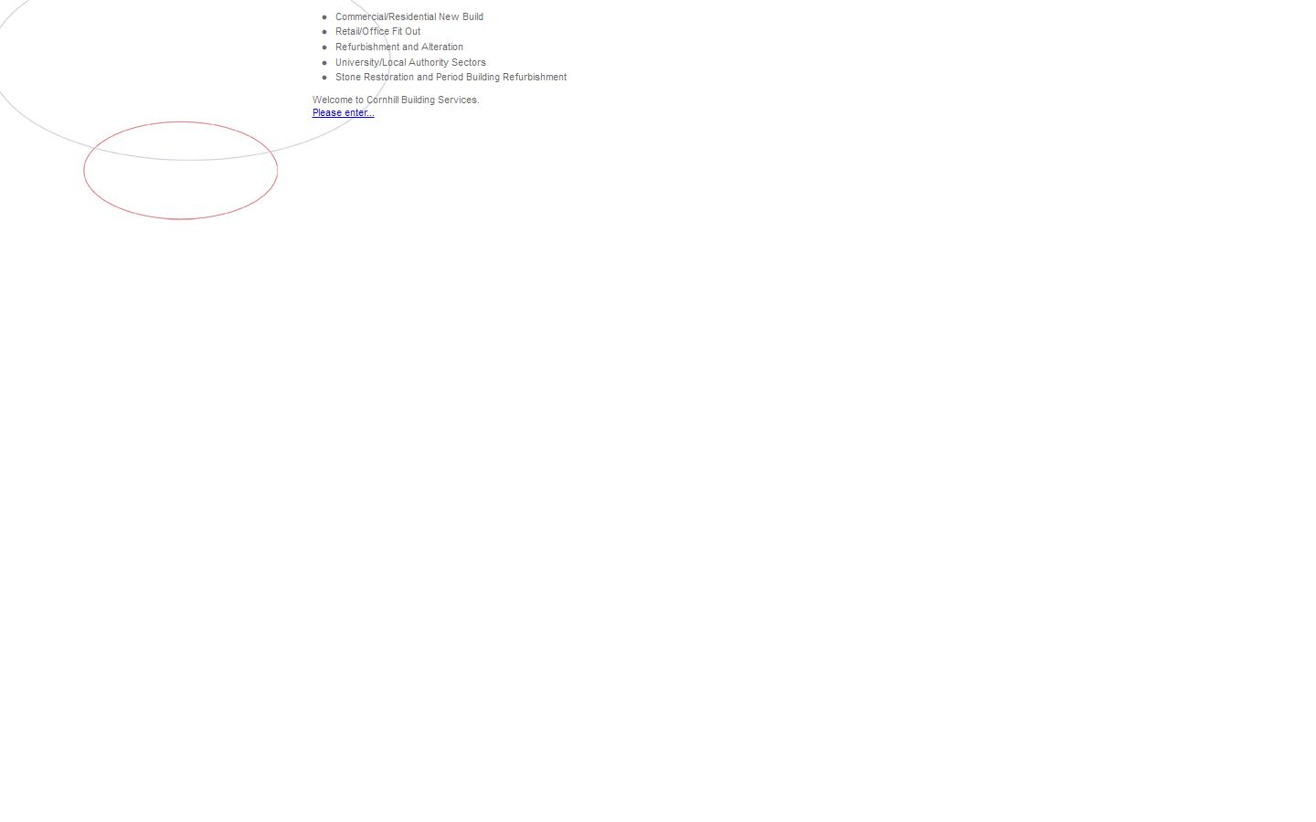 Cornhill Building Services Website