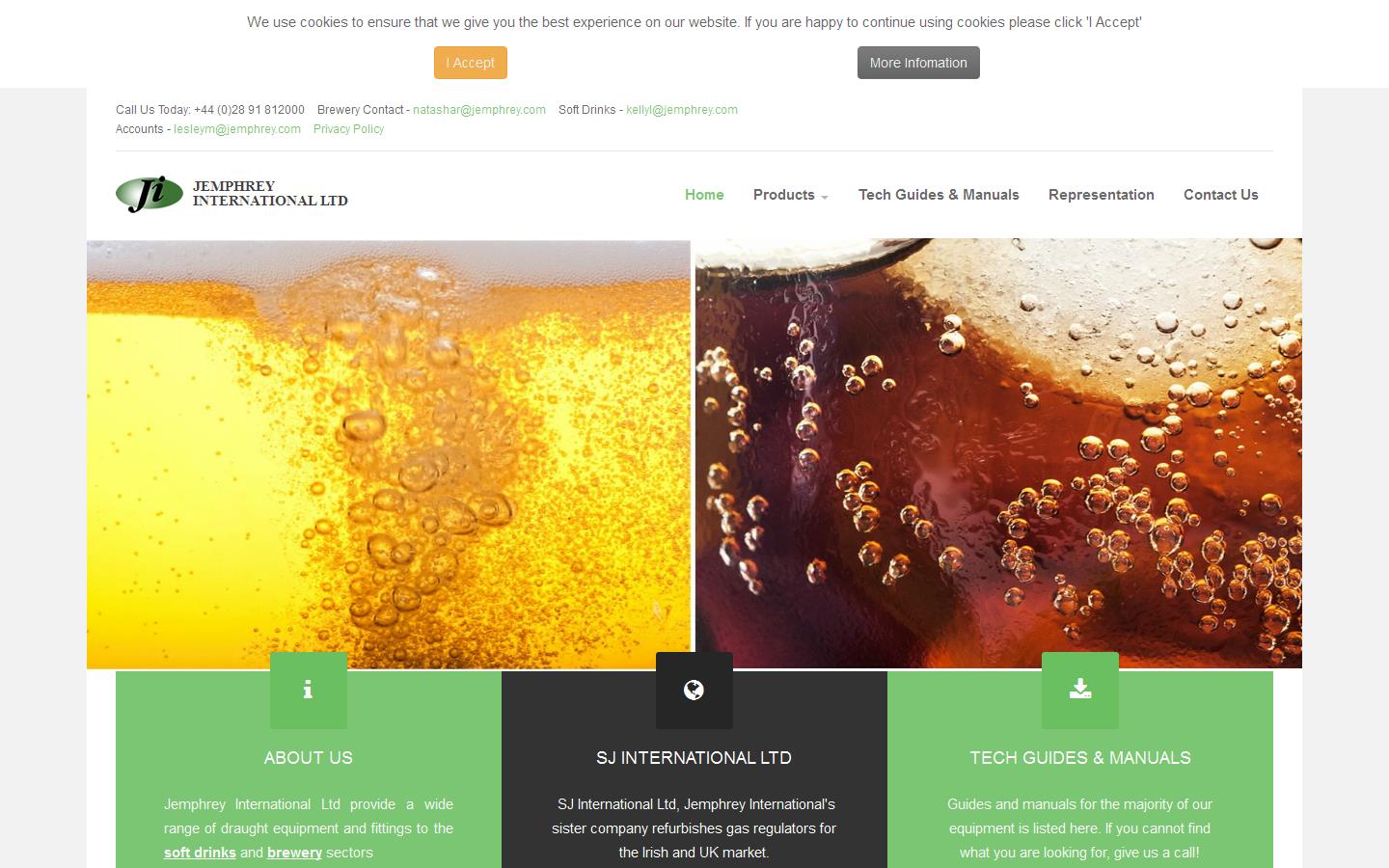 Jemphrey International Ltd Website