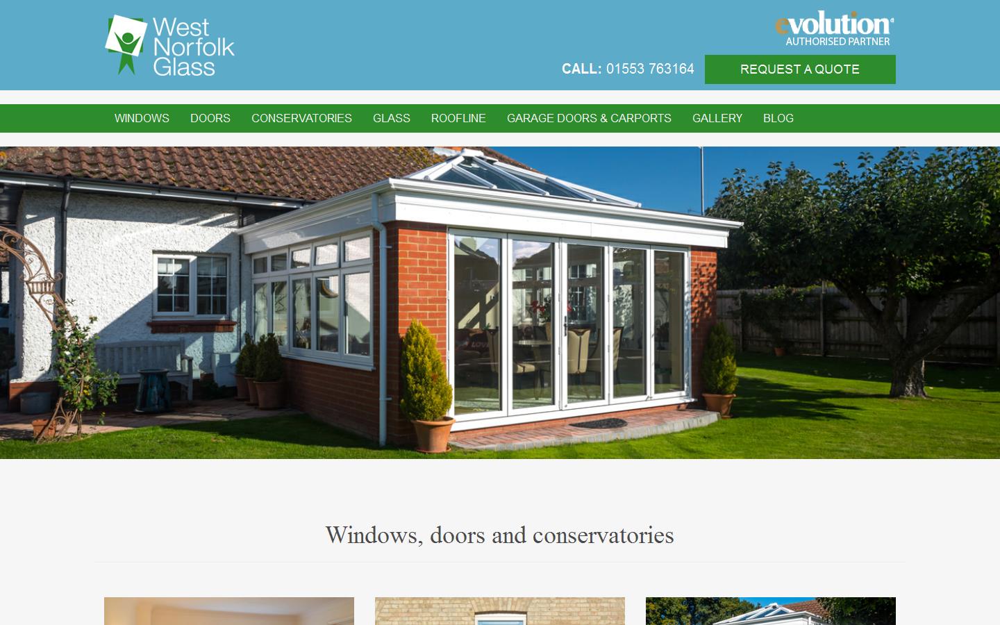 West Norfolk Glass Ltd Website