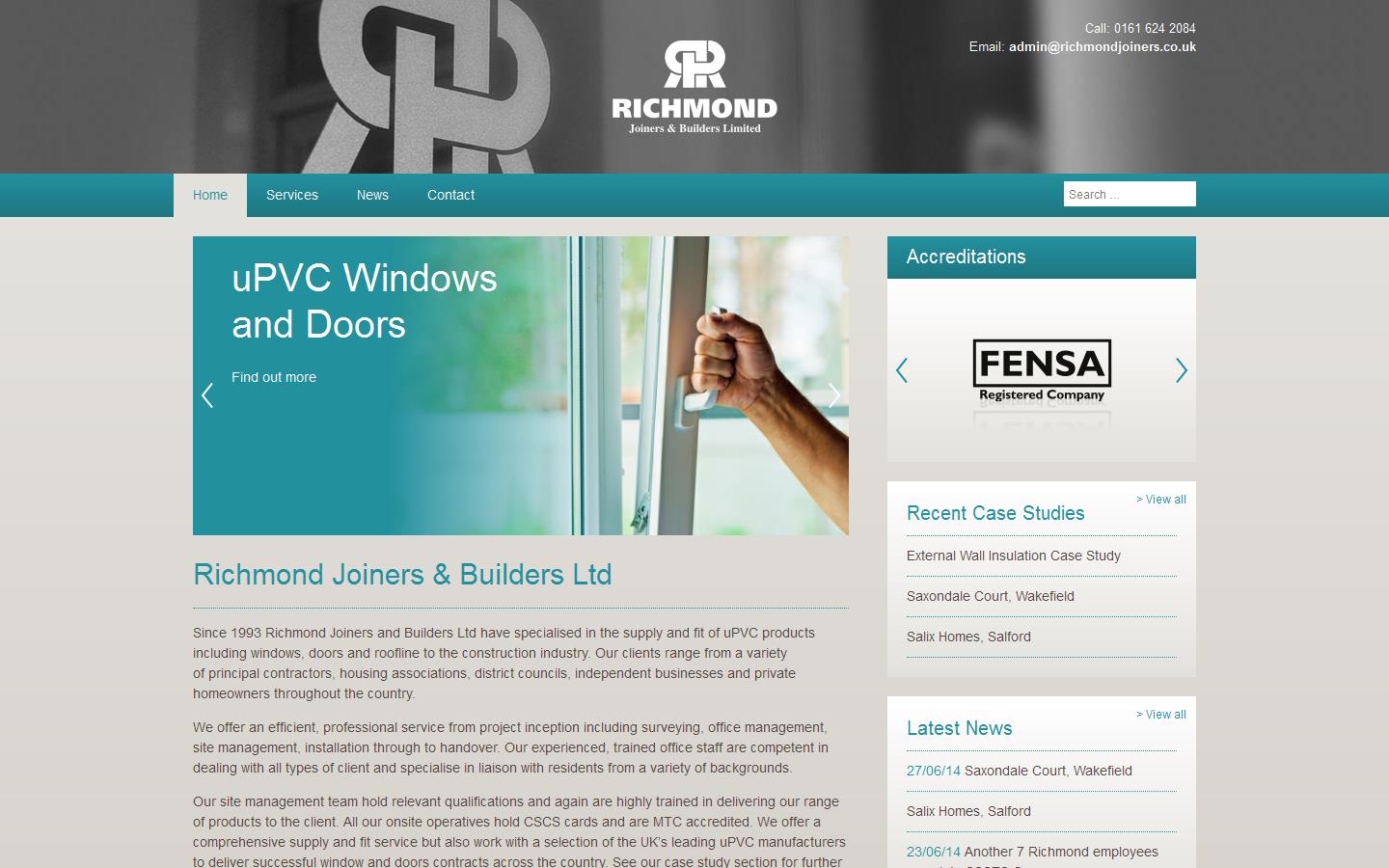 Richmond Joiners & Builders Ltd Website