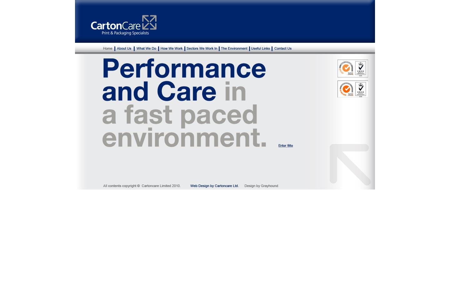 Cartoncare Ltd Website