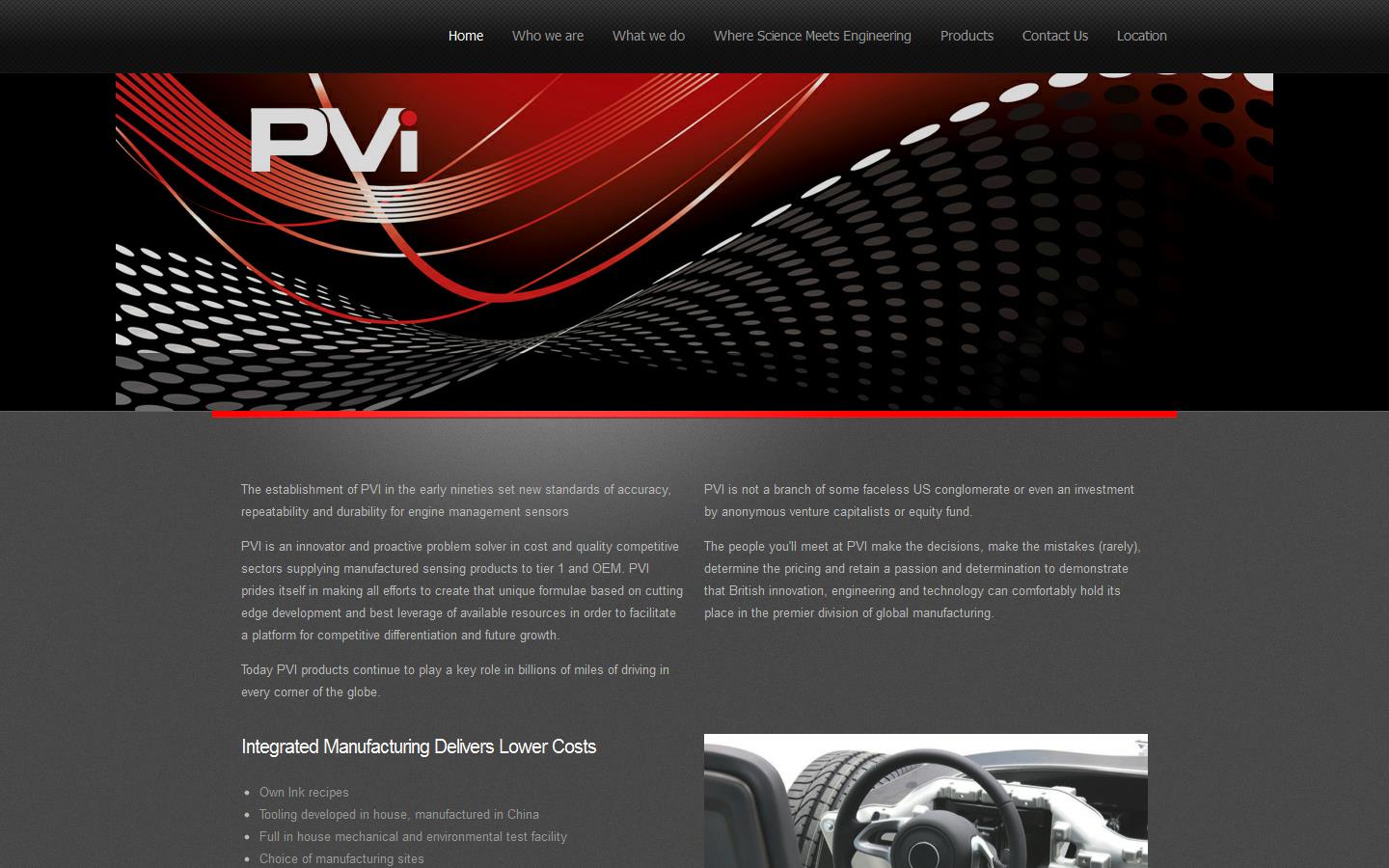 Precision Varionic International Ltd Website