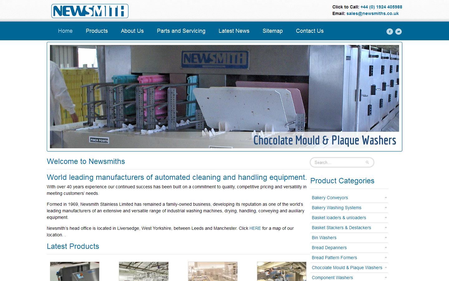 Newsmith Stainless Website