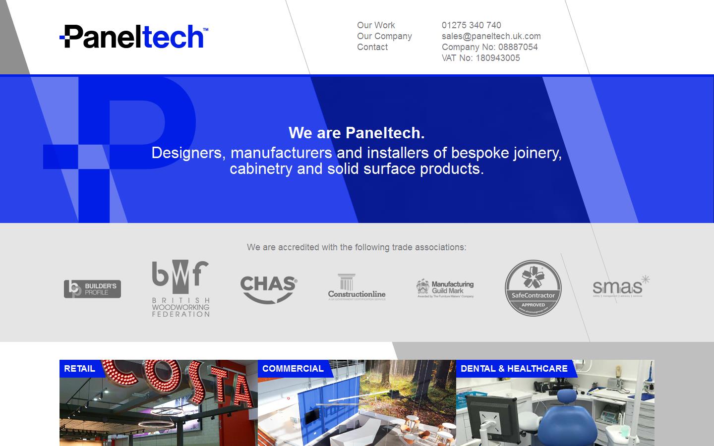 Paneltech Website