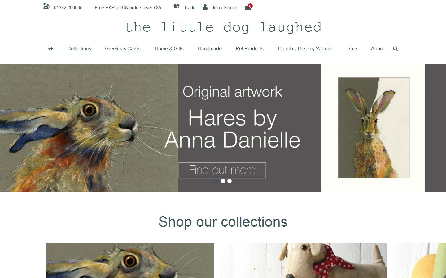 The Little Dog Laughed Website
