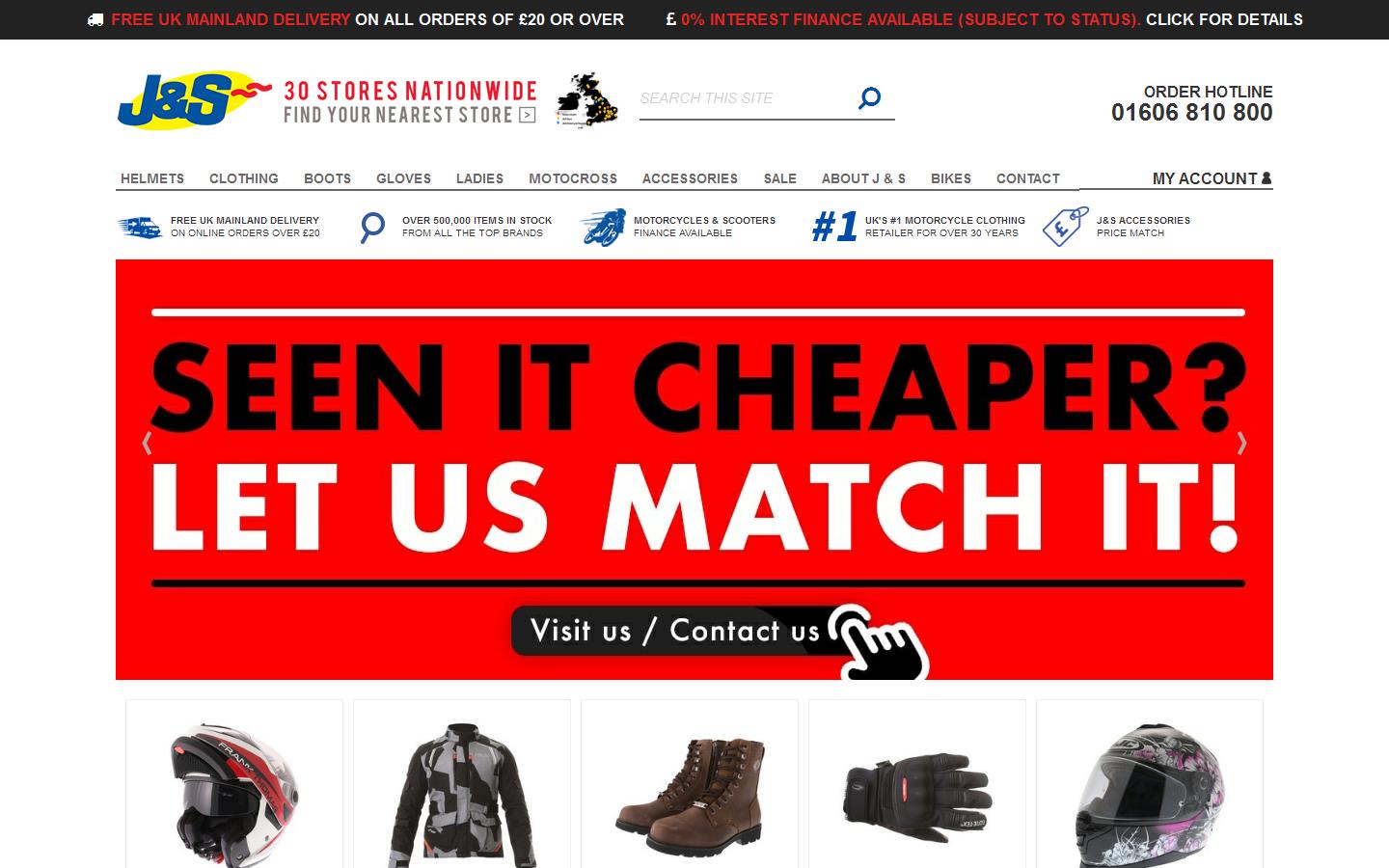 J & S Accessories Website