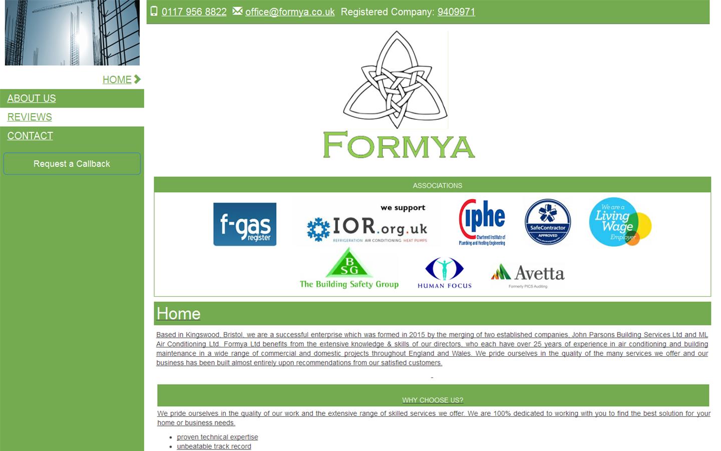 Formya Website