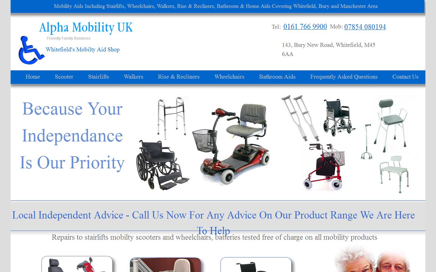 Alpha Mobility Website