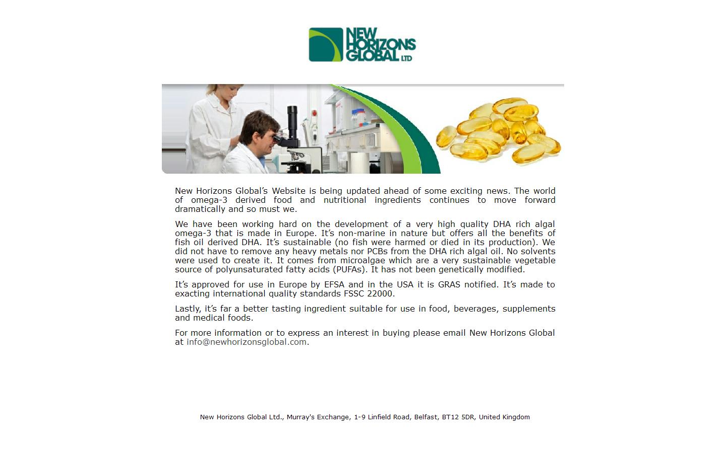 New Horizons Global Ltd Website