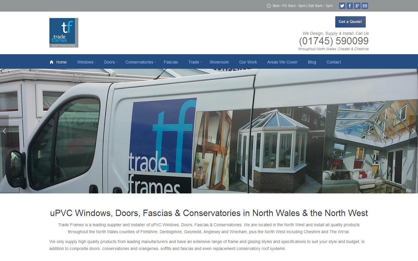 Trade Frames Website