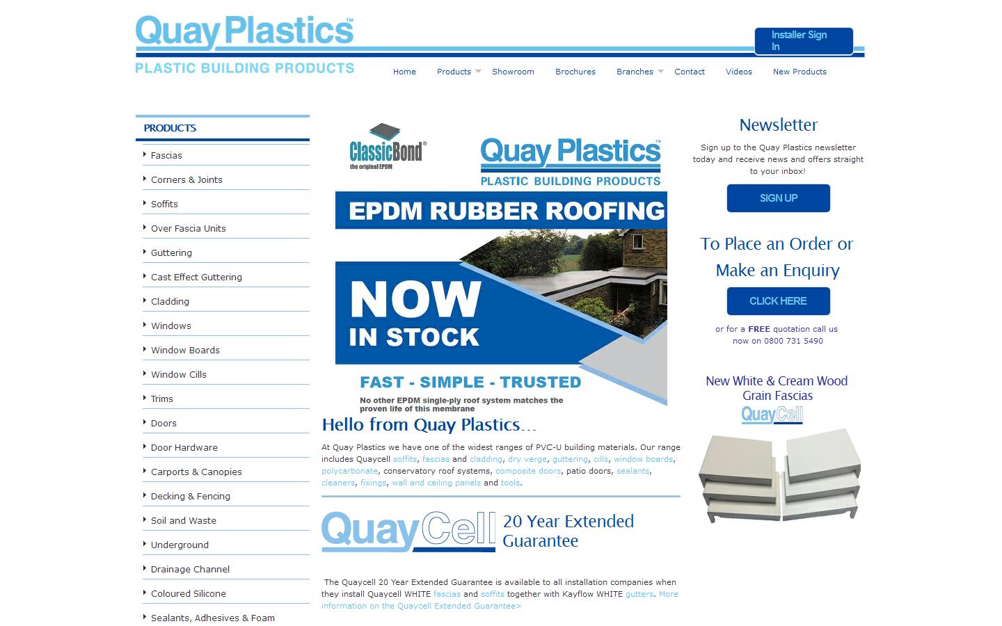 Quay Plastics Website