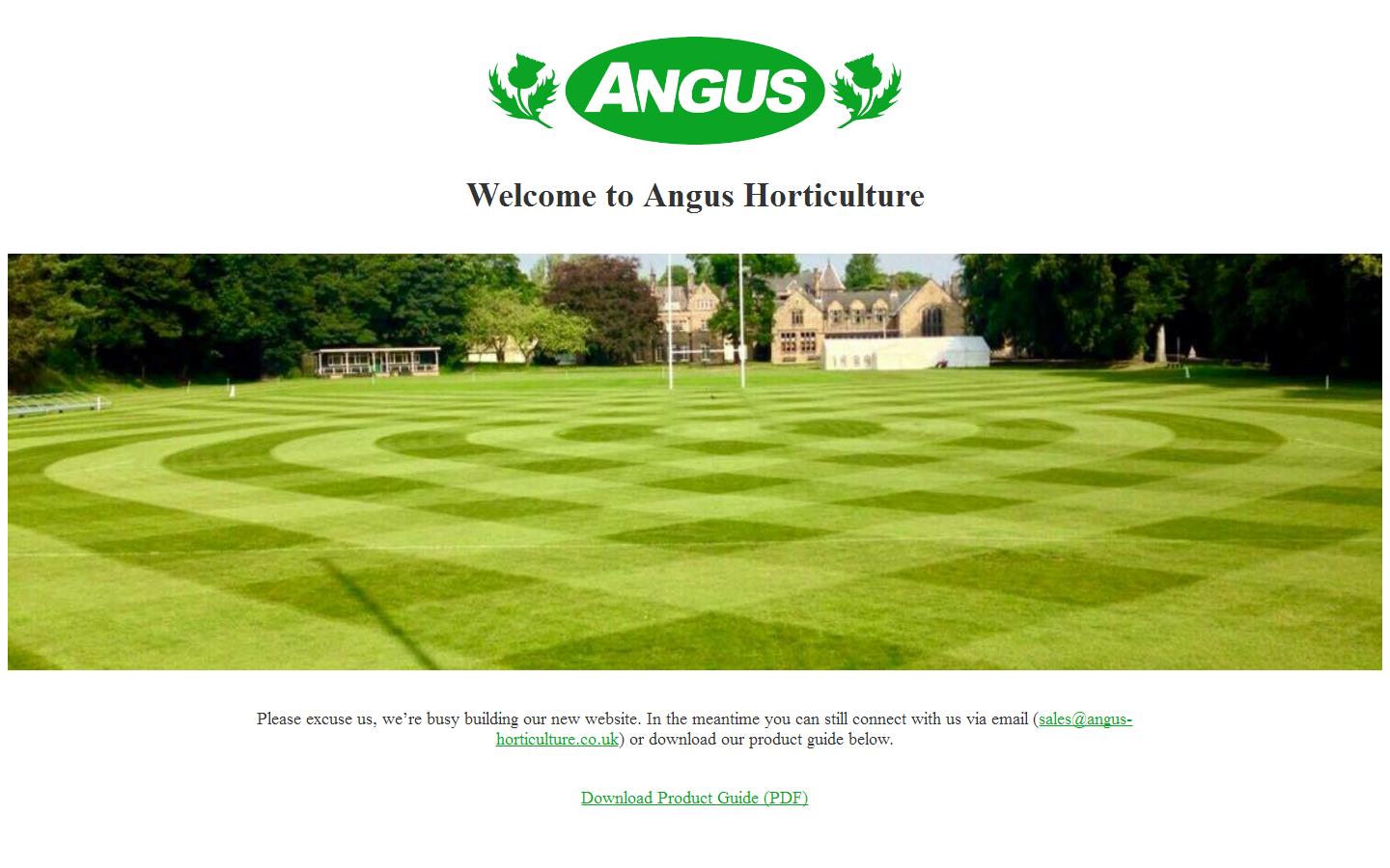 Angus Horticulture Ltd Website