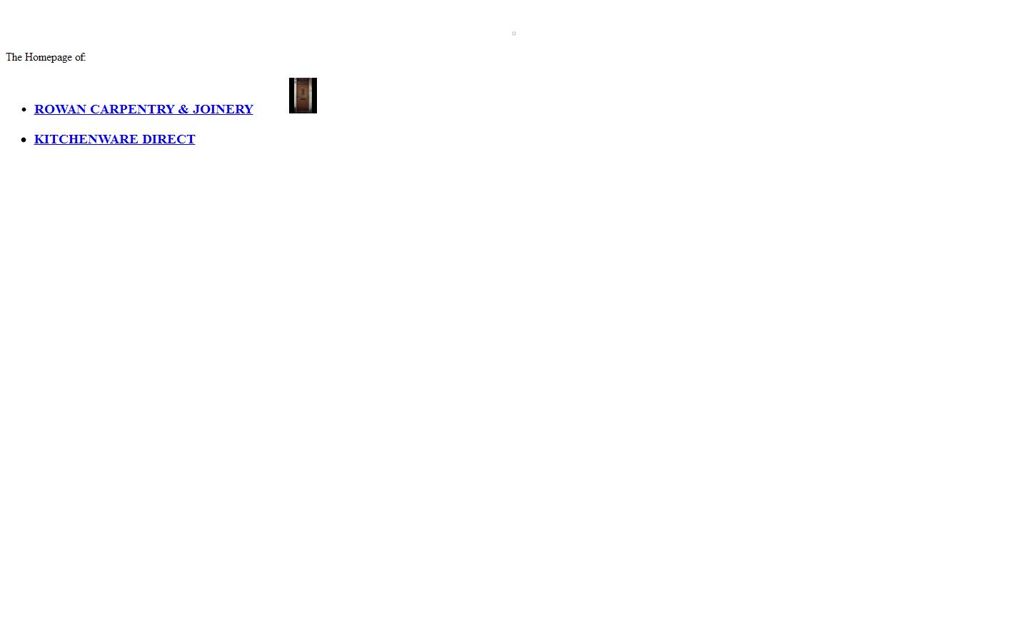 Rowan Carpentry Website