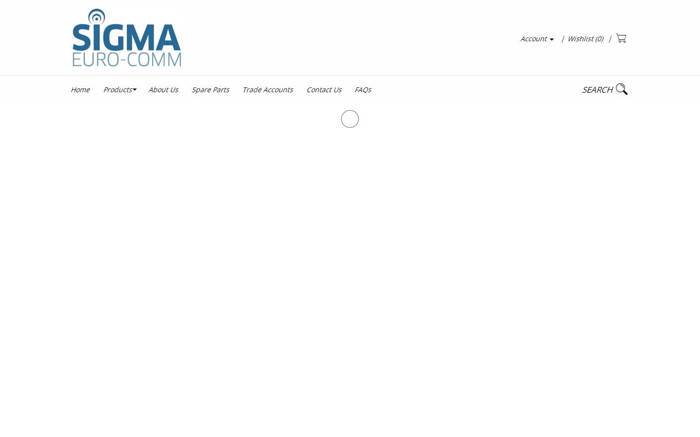 Sigma Euro - Comm Ltd Website