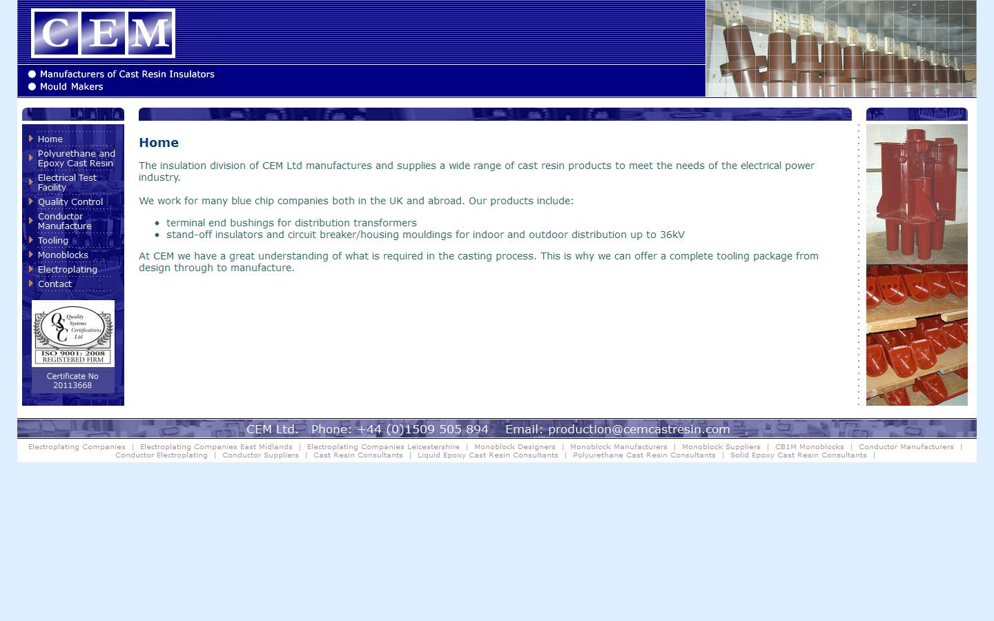Consolidated Engineering & Marine Ltd Website