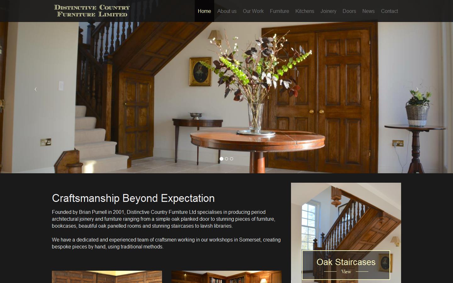 Distinctive Country Furniture Ltd Website