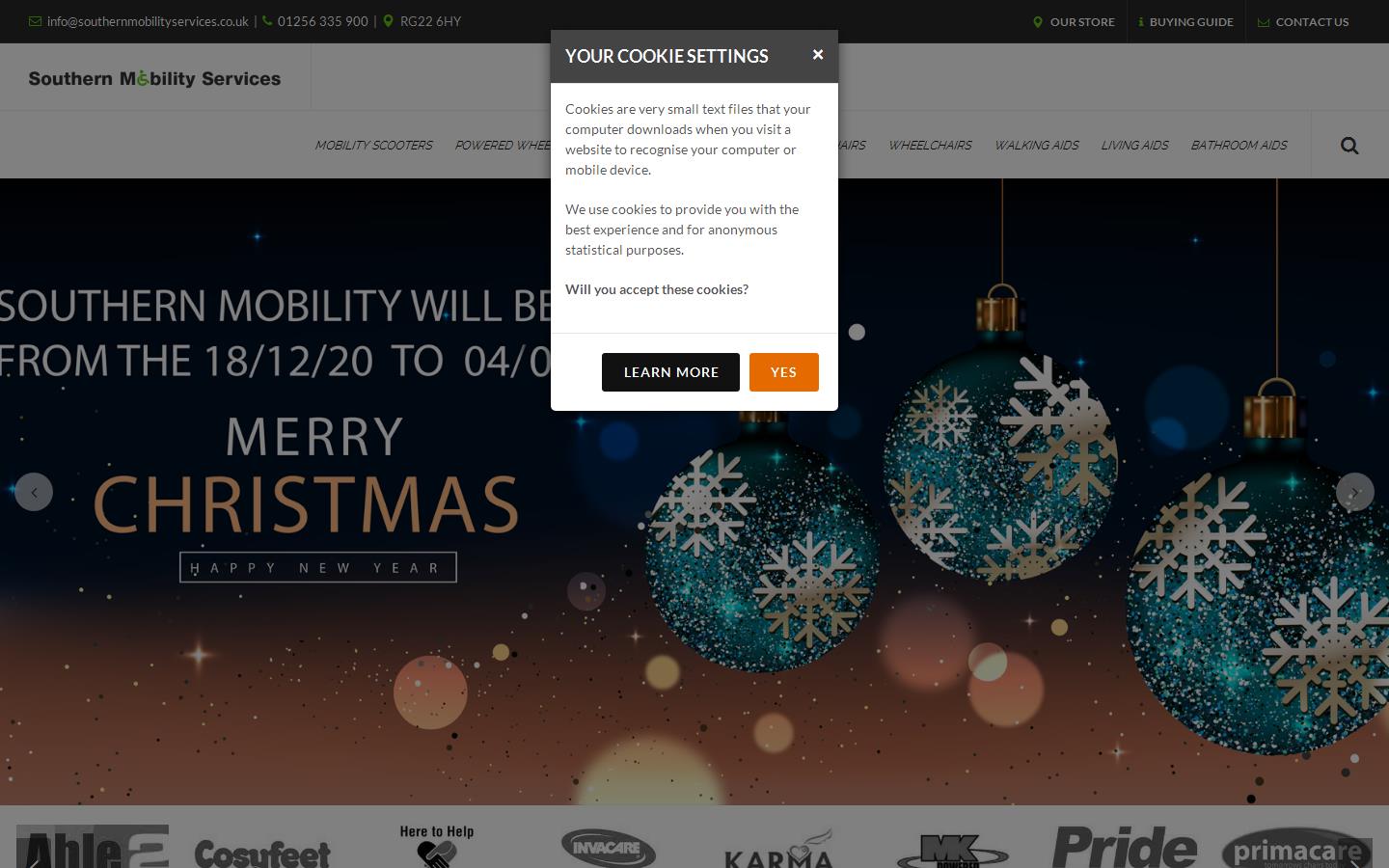 Southern Mobility Services Ltd Website