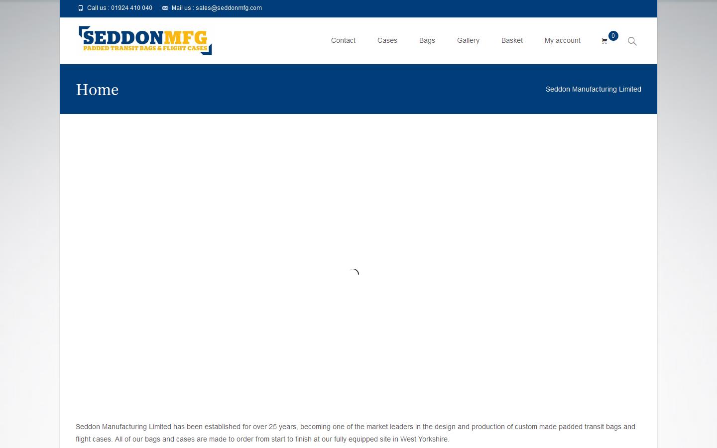Seddon Manufacturing Ltd Website