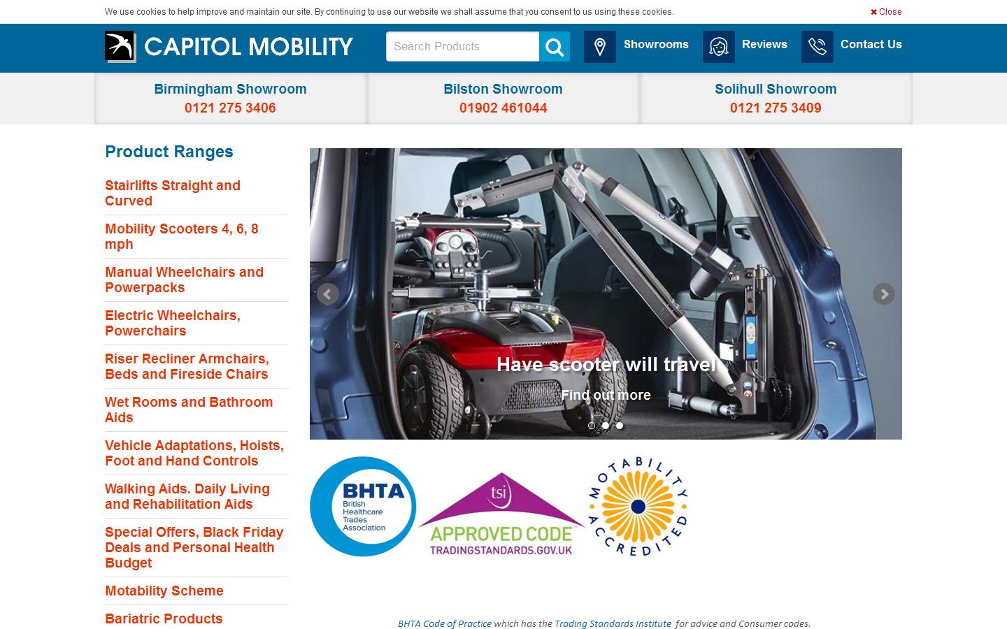 Capitol Mobility Services Ltd Website