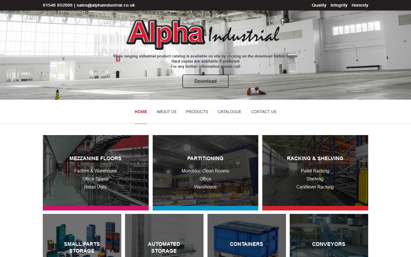 Alpha Industrial Website