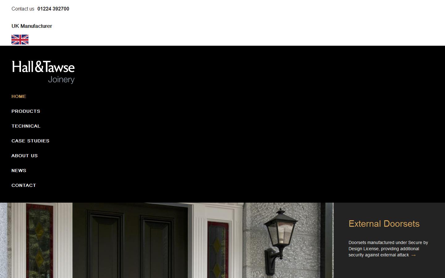 Hall & Tawse Joinery Website