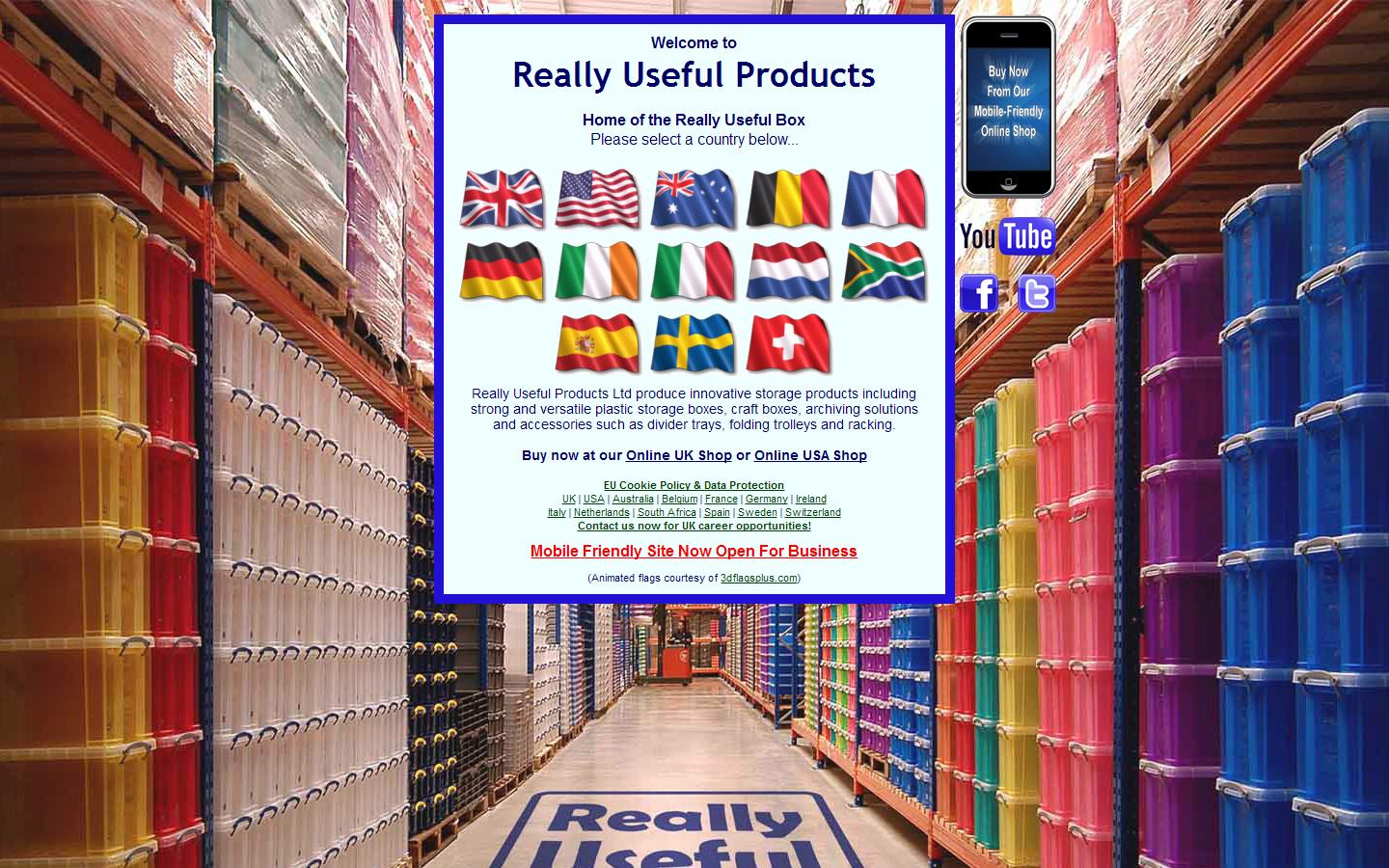 Really Useful Products Ltd Website