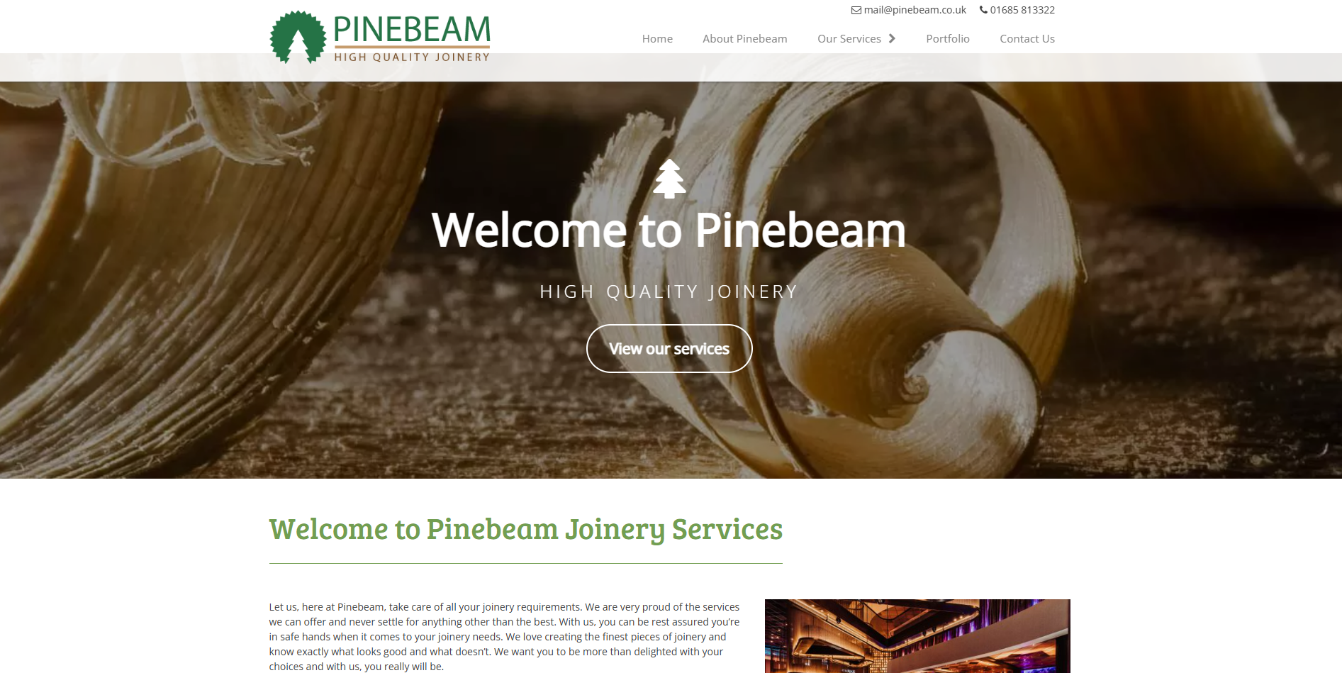 Pinebeam Website