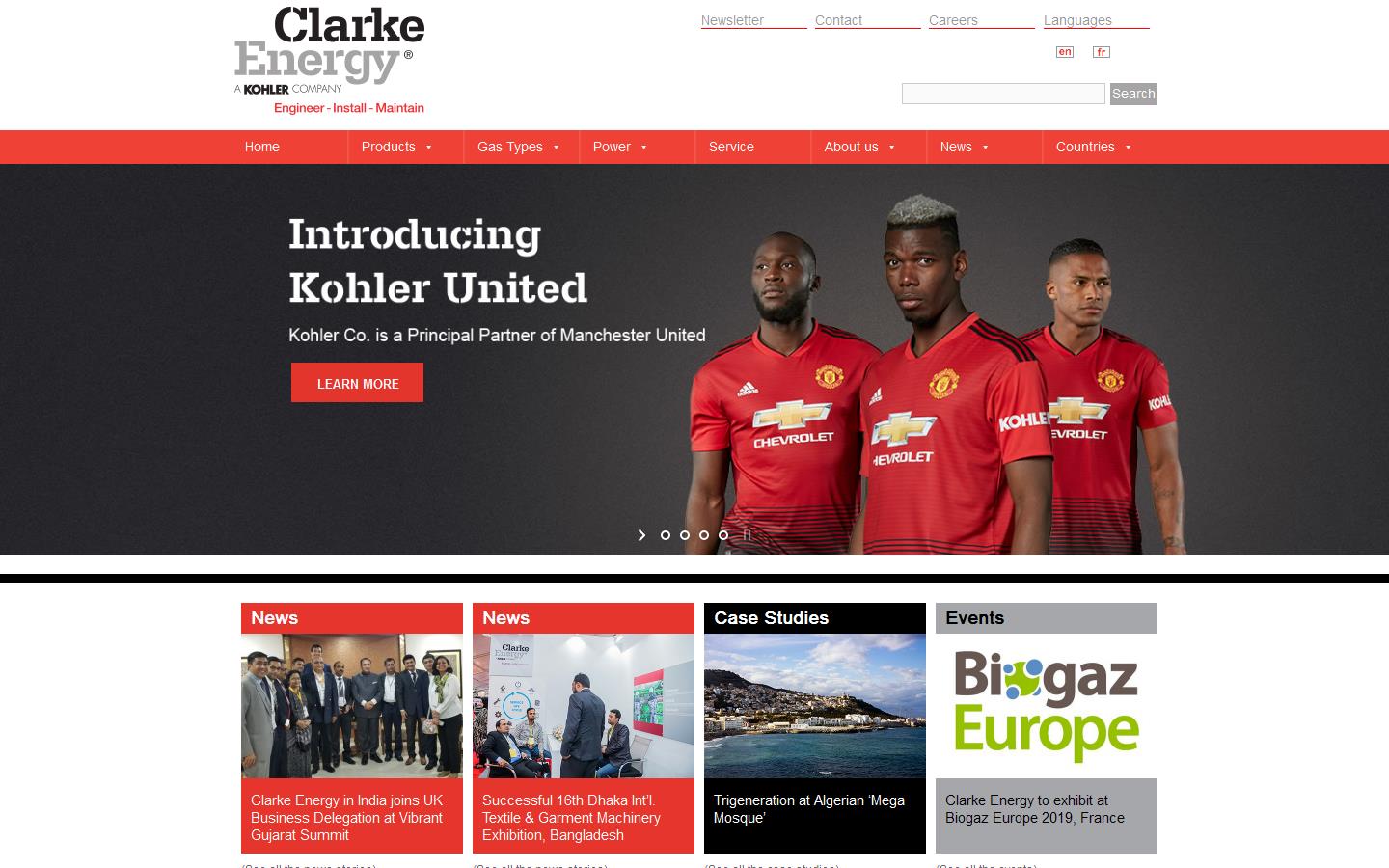 Clarke Energy Website