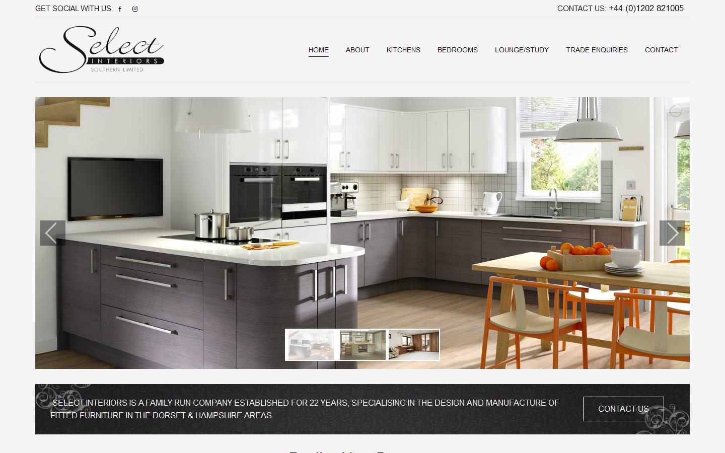 Select Interiors Southern Ltd Website