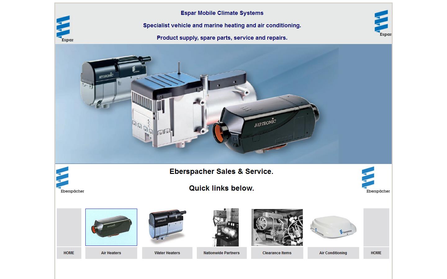 Espar Ltd Website
