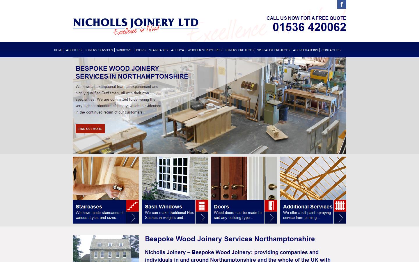 Nicholls Joinery Ltd Website