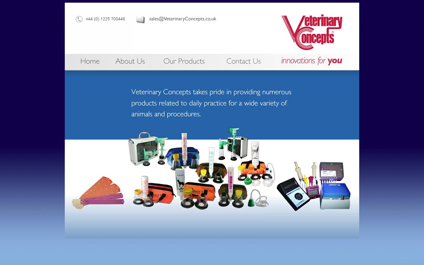 Veterinary Concepts Ltd Website