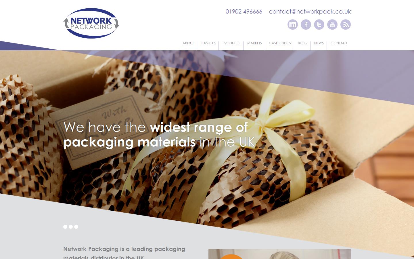 Network Packaging Website