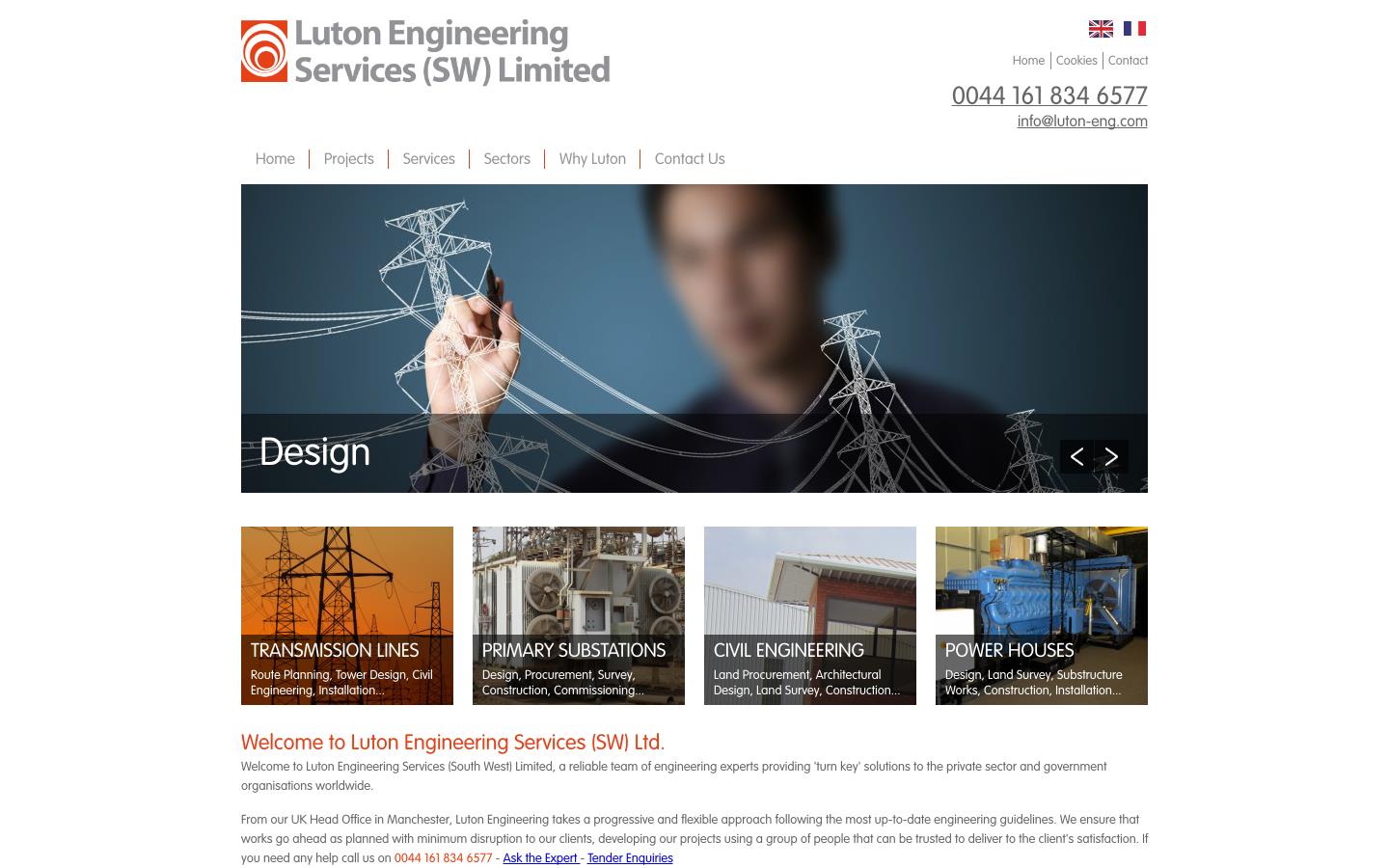 Luton Engineering Services S W Ltd Website