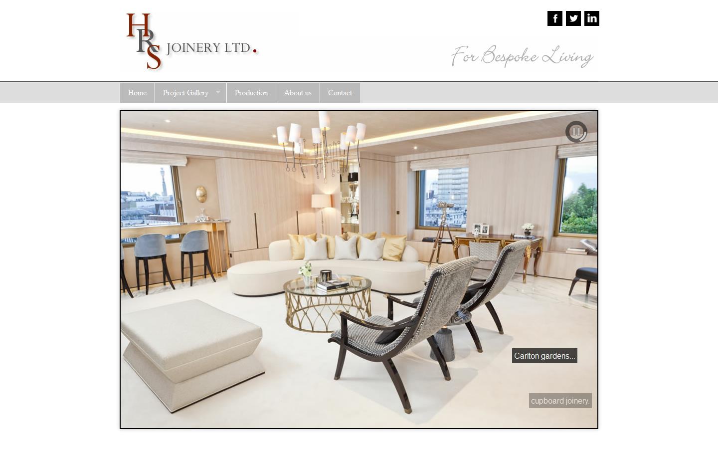 H R S Joinery Ltd Website