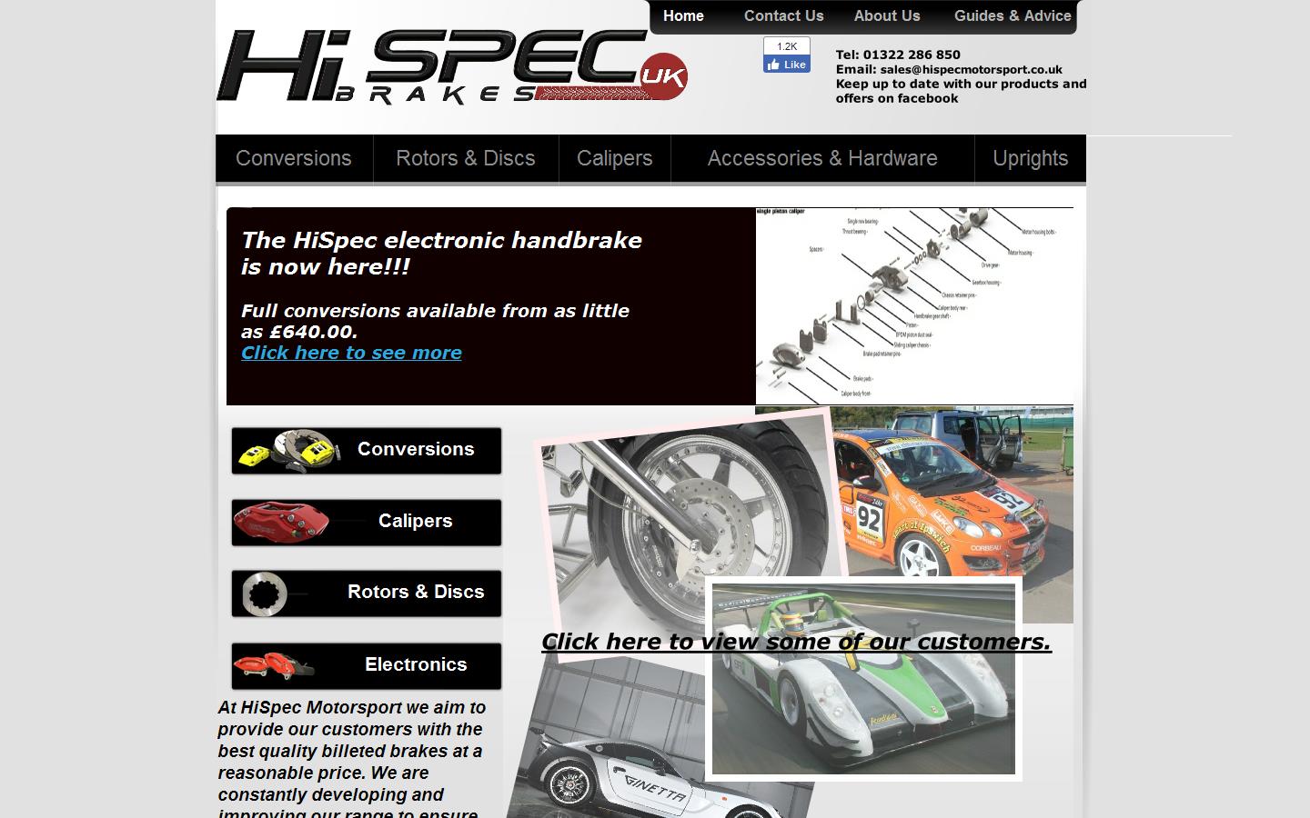 Hi Spec Motorsport Website